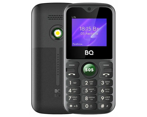 Мобильный телефон BQ 1853 Life Black+Green Мобильный телефон BQ 1853 Life Black+Green