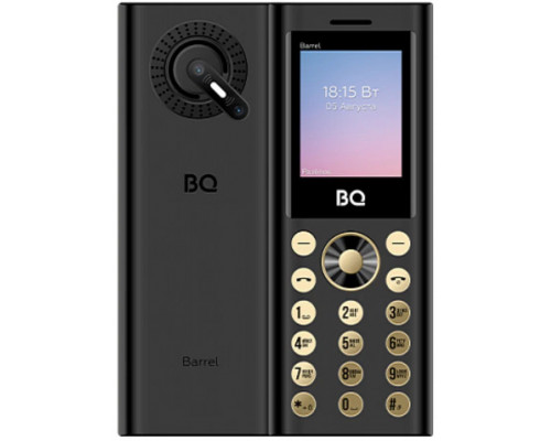 Мобильный телефон BQ 1858 Barrel Black+Gold