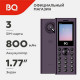 Мобильный телефон BQ 1858 Barrel Purple+Black