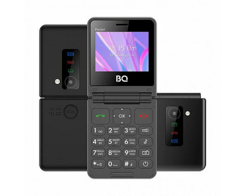 Мобильный телефон BQ 2456 Pocket Black Мобильный телефон BQ 2456 Pocket Black