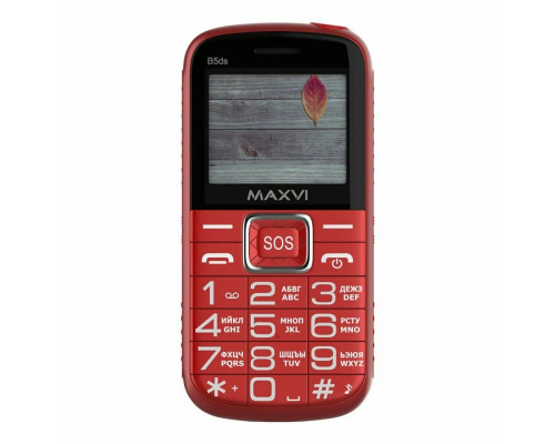 Мобильный телефон Maxvi B5ds red