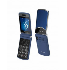 Мобильный телефон Maxvi E11 blue-silver