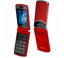 Мобильный телефон Maxvi E11 red-silver