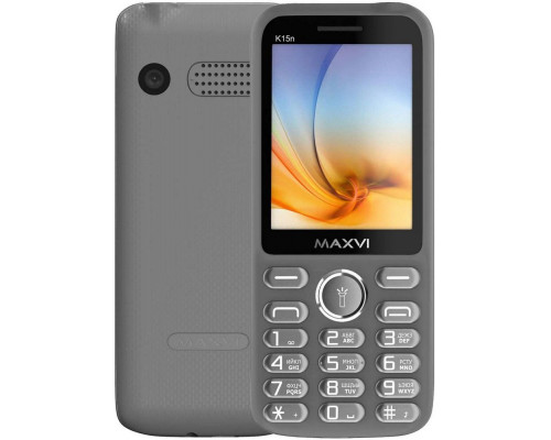 Мобильный телефон Maxvi K15n grey