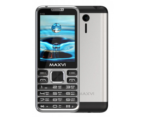 Мобильный телефон Maxvi X10i metallic silver