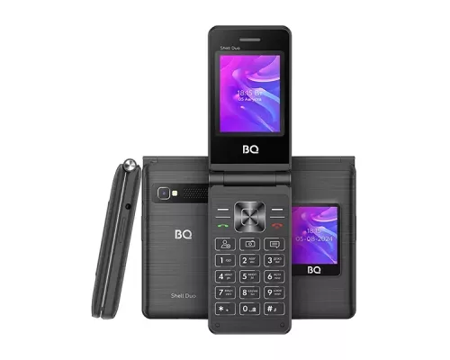 Мобильный телефон BQ 2412 Shell Duo Black