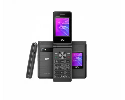 Мобильный телефон BQ 2412 Shell Duo Black