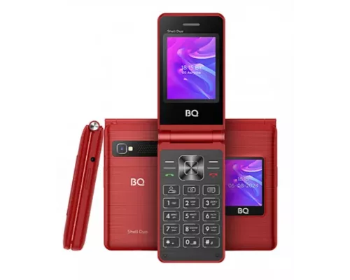 Мобильный телефон BQ 2412 Shell Duo Red