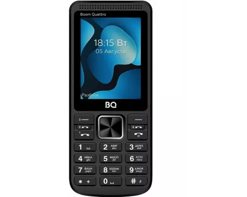 Мобильный телефон BQ 2455 Boom Quattro Black