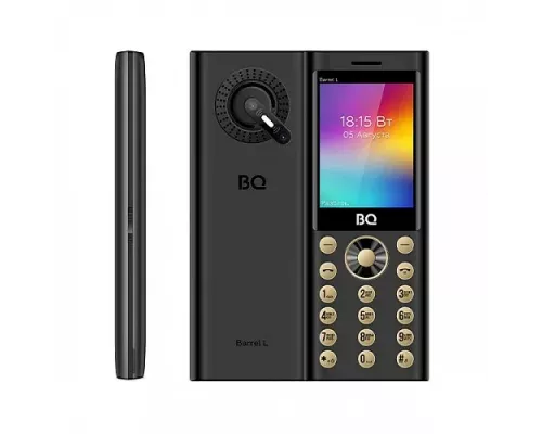 Мобильный телефон BQ 2458 Barrel L Black+Gold