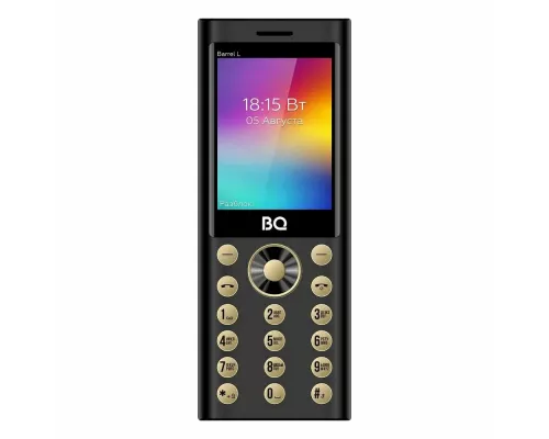 Мобильный телефон BQ 2458 Barrel L Black+Gold