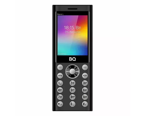 Мобильный телефон BQ 2458 Barrel L Black+Silver