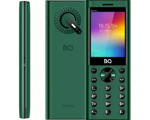 Мобильный телефон BQ 2458 Barrel L Green+Black