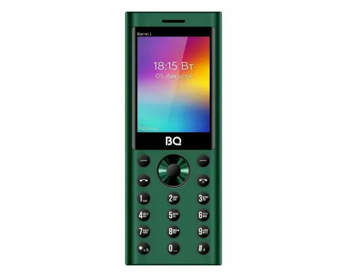 Мобильный телефон BQ 2458 Barrel L Green+Black