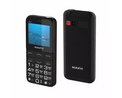 Мобильный телефон Maxvi B231 black