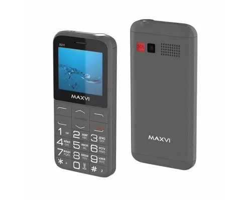 Мобильный телефон Maxvi B231 gray