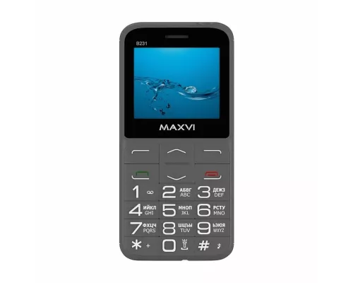 Мобильный телефон Maxvi B231 gray