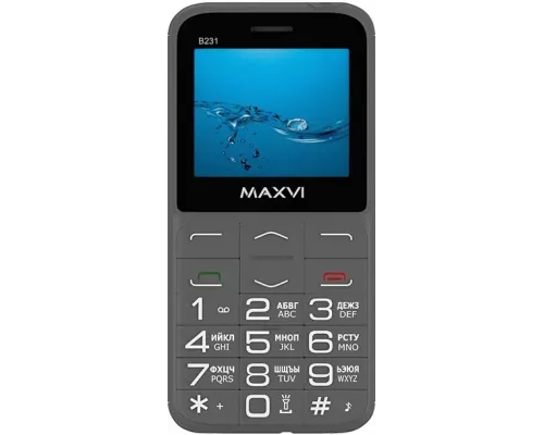 Мобильный телефон Maxvi B231 gray