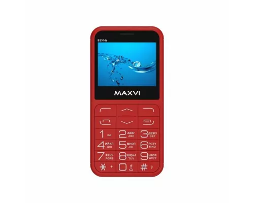 Мобильный телефон Maxvi B231ds red