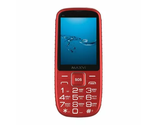 Мобильный телефон Maxvi B9 red