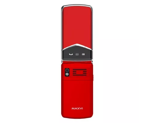 Мобильный телефон Maxvi E11 red-silver