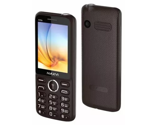 Мобильный телефон Maxvi K15n brown