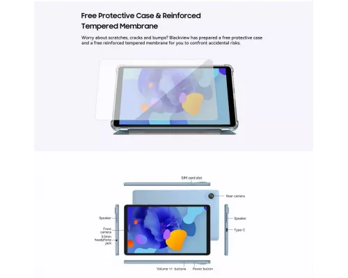 Планшет Blackview TAB60 6/128GB BLUE