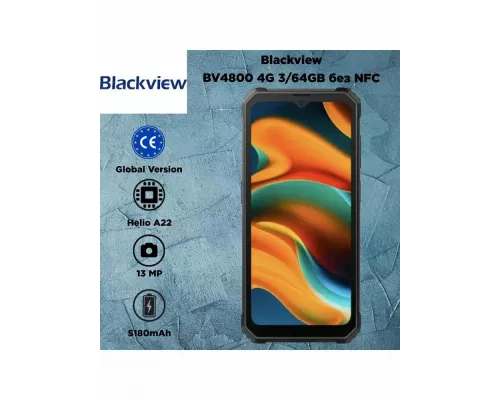 Смартфон Blackview BV4800 3/64Gb черный