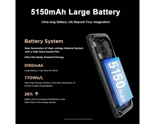 Смартфон Doogee Blade 10 Ultra 8/256Gb черный