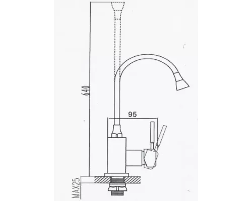 Смеситель для кухни KOLAG KLG 222-207