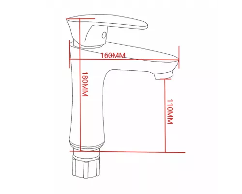 Смеситель для раковины Stemix PL703-001F