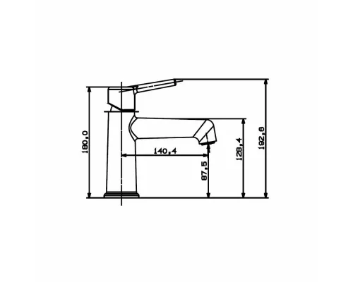 Смеситель для раковины Vieir V103512F