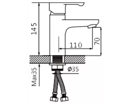 Смеситель для раковины Vieir V233511