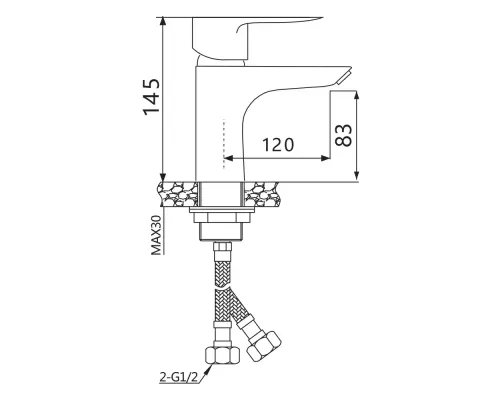 Смеситель для раковины Vieir V263511