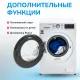 Стиральная машина Manya M1272WBLZ белый\черный