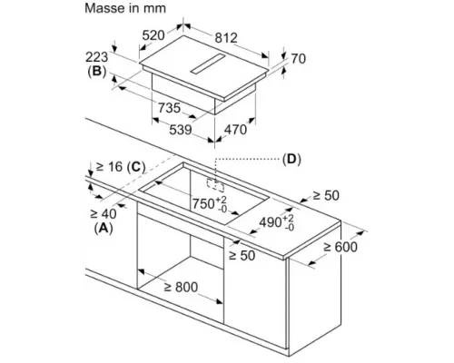 Варочная поверхность Bosch PXX875D57E черный