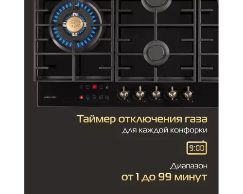 Варочная поверхность HIBERG VM 9155 B черный