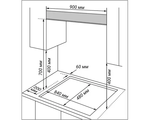 Варочная поверхность HIBERG VM 9155 W белый