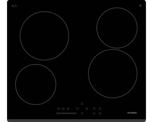Варочная поверхность Hyundai HHE 6451 BG черный