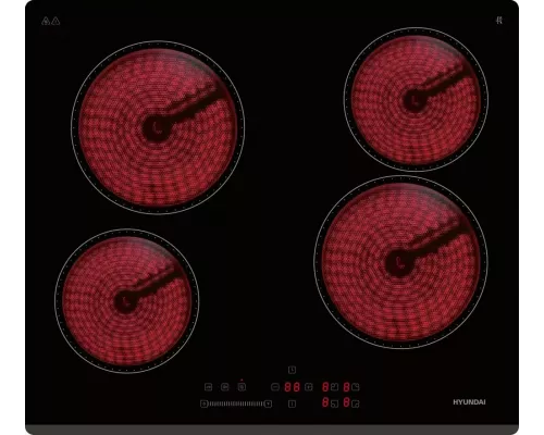 Варочная поверхность Hyundai HHE 6451 BG черный