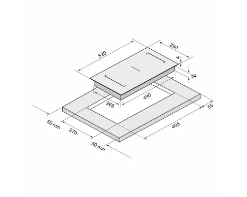 Варочная поверхность KRONA ETERNO 30 BL