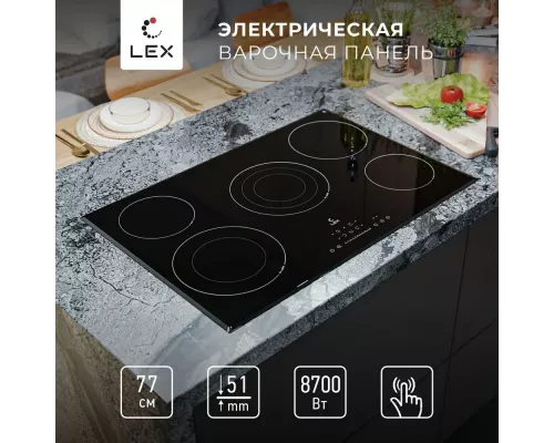 Варочная поверхность LEX EVH 772A BL