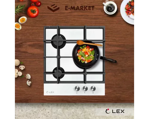 Варочная поверхность LEX GVG 431 WH белый
