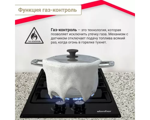 Варочная поверхность Simfer H30V20B570 черная