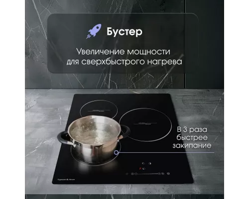 Варочная поверхность Zigmund & Shtain CI 35.4 B черный