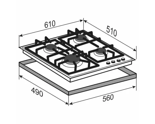 Варочная поверхность Zigmund & Shtain G 19.6 B