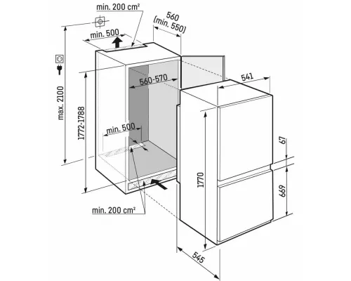 Встраиваемый холодильник Liebherr ICSe 5103-22 001