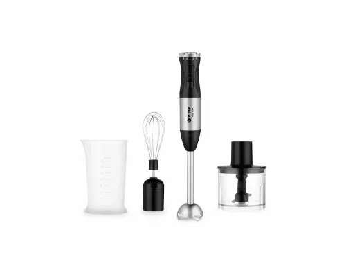 Блендер Vitek VT-1475 черный/серебристый