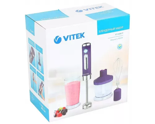 Блендер Vitek VT-3408 фиолетовый