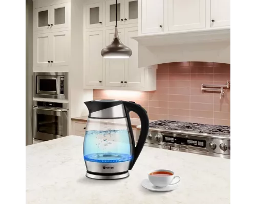 Чайник Vitek VT-1177 серебристый/черный